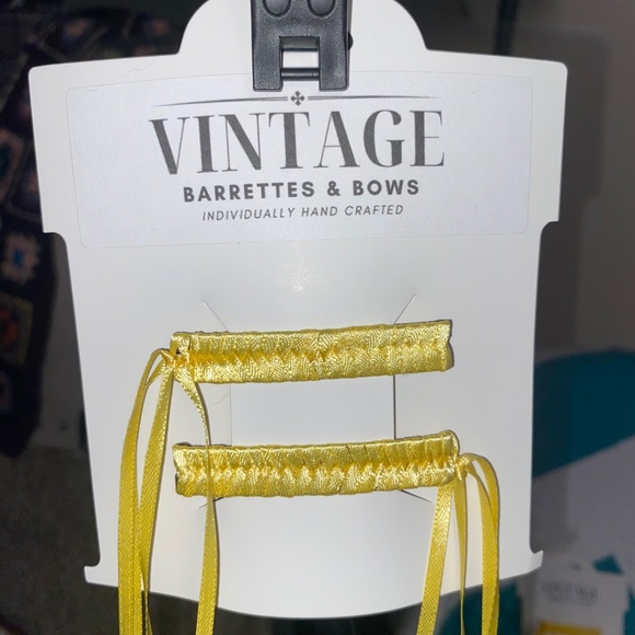 🎅🏻 BOGO!!!! 2 For 1 Thru 12-19 Braided Barrettes Handmade 80s Vintage Retro - Picture 8 of 13